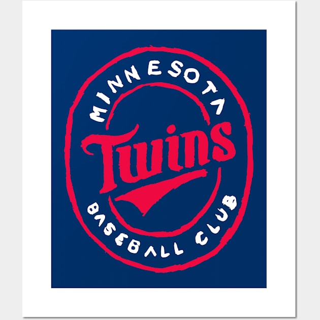 Minnesota Twiiiins 03 Wall Art by Very Simple Graph